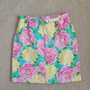 Floral Print Women's Skirt